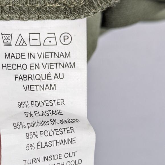 Michael Kors Womens S Green Chain Keyhole Short Sleeve Stretch MK Blouse Top - Picture 3 of 4